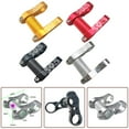 thumbnail image 2 of Mosiee Adjustable Folding Bike Handlebar Stem Aluminum Alloy Bicycle Double Riser Bike Handle Part Front Extension Handle 25.4 * 45Mm, 2 of 9