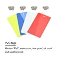 thumbnail image 2 of Unique Bargains Waterproof Wires Plastic Shipping Tags,1.95x3.51 inch 4 Colors 100pcs, 2 of 6