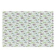 thumbnail image 1 of Cartoon Cutting Board, Insects Snail Caterpillar Dragonfly Bees Flowers Joyful Playroom Summer Print, Decorative Tempered Glass Cutting and Serving Board, Large Size, Multicolor, by Ambesonne, 1 of 1