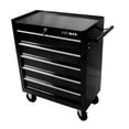 thumbnail image 3 of Witaxima 5-Drawer Mobile Tool Cabinet with 4 Casters, 24.25x12.99x29.33in Steel Storage Chest, Black, 3 of 11