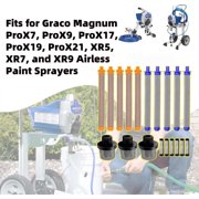 RVKXHD (3+5+5+6PK) Replaces for Graco Paint Sprayer 288716 3/4” Pump Inlet Strainer 288749 288750 288747 60 100 40 Mesh Gun Filters InstaClean Manifold Filter Fits Graco Magnum X5/7 ProX7 ProX9 SG2/3