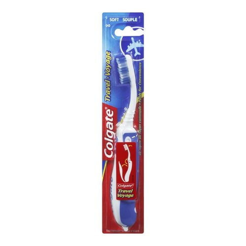 Colgate Portable Travel Toothbrush, Soft