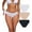 3BWC 3 Pack, variant on Modal Underwear Supersoft Hipster Panties for Women Pack Breathable & Stretch Bikini Underpants Comfortable Undies (3BWC,XL)