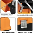 thumbnail image 6 of Torin 17" Plastic Tool Box 3-Tiers Multi-Function Storage Portable Toolbox Organizer,Orange, 6 of 6