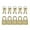 Gold, variant on 5Pcs Small Zincs Alloy Padlock Small Luggage Box Lock With Key Zincs Alloy Decorative Lock for Diaries, Bag, Locker