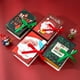 thumbnail image 5 of Toystoory 10 Uds. Cajas de dulces de Navidad con forma de caja de galletas artesanales adornos de árbol de Navidad contenedores de alimentos Type3 NO3, 5 of 6