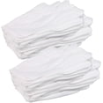 thumbnail image 4 of 24 pares de guantes blancos de algodón puro, joyería de inspección, guantes de trabajo diario para la salud, 4 of 4
