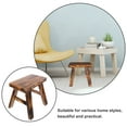 thumbnail image 6 of Raindrops Wood Stool for Home Use Crafted from Solid Wood Multi Color Compact Lightweight and 12.5 x 12.5 x 15 inches, 6 of 7