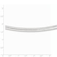 thumbnail image 2 of 14K White Gold 8mm Domed Omega Necklace 16 Inch, 2 of 2