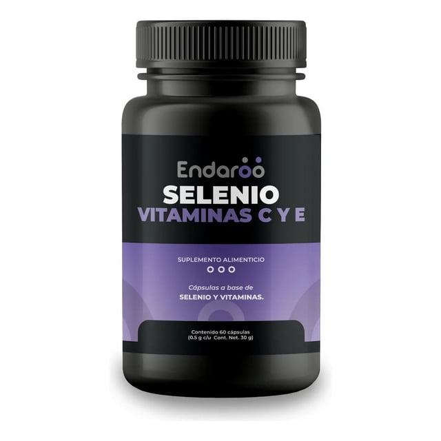 Selenio con Vitaminas C y E 60 Cápsulas Antioxidante