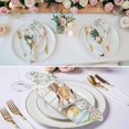 thumbnail image 3 of Easter Cloth Napkins, Rustic Spring Bunny Eggs Botanical Grey Wooden Washable and Reusable Dinner Napkins Set of 4, Table Napkin for Kitchen Party Birthday Wedding Hotel Housewarming 20"x20", 3 of 9