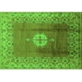 thumbnail image 1 of Ahgly Company Indoor Rectangle Oriental Green Industrial Area Rugs, 7' x 10', 1 of 4