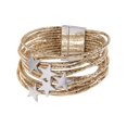 thumbnail image 1 of Pulsera rígida para niña, de aleación, , , ideal para fiestas y como accesorio versátil. Oro, 1 of 8