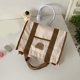 thumbnail image 3 of Bolso de mano informal para mujer, con cremallera, de lona, ​​para ocio, para viajes de trabajo, uso diario, 3 of 7