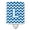 Blue & White, variant on Caroline's Treasures CJ1052-LCNL Letter L Chevron Garnet and Black Ceramic Night Light, 6x4x3", multicolor
