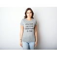 thumbnail image 6 of Womens It's Fine I'm Fine Everything Is Fine T Shirt Funny Sarcastic Tee Womens Graphic Tees, 6 of 6