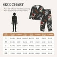 thumbnail image 5 of Uemuo Japanese Sushi Hashi Pattern Womens Pajama Sets,PJ Set for Women,Pajamas for Women Logo,Long Sleeve Pajama Set for Women,Soft Long Sleeve Top With Pants-, 5 of 9