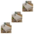 thumbnail image 4 of Advancent Mantel de ganchillo de algodón, cubierta de rectangular, estilo grueso hueco a prueba de polvo para comedor, decoración de Año Type1 NO1, 4 of 6