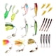 thumbnail image 1 of 22 piece Señuelos Cola inconfundible Pesca Cebo Gusanos 5 Colores Manejo Deportiva Atrapamiento Spoon Baits Zulema Kit de señuelos de pesca, 1 of 8