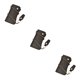 thumbnail image 3 of Qarigey Cartera de cuero para hombre que bloquea carteras de cadena larga con ranura para cremallera soporte para tarjetas de identificación Type1 NO1, 3 of 6