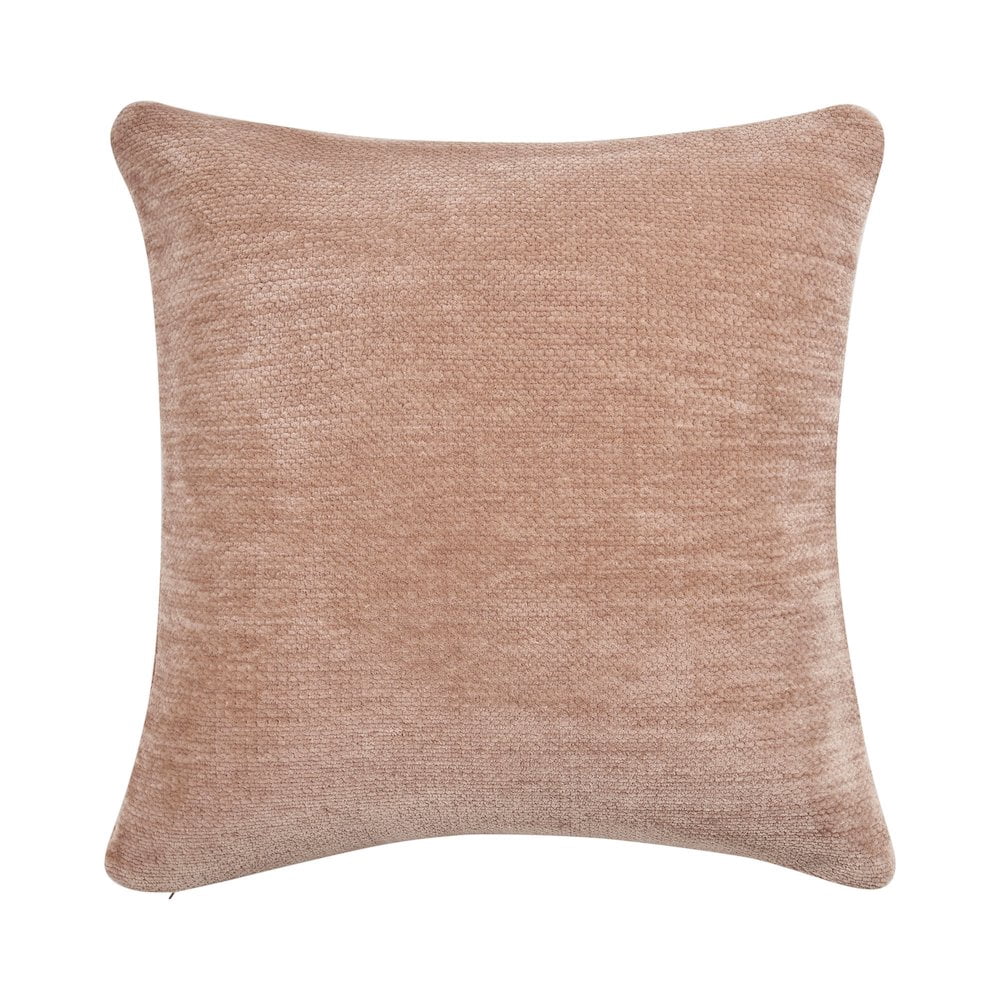 LR Home Yakar Chenille Poly Filled Pillow in Beige, 24" x 24"