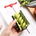 thumbnail image 3 of Cateissary Espiralizador De Verduras Cocina Patata Pepino Zanahoria Rebanador Vegetal Fruta Picadora Inoxidable Cocina y Comedor, 3 of 6