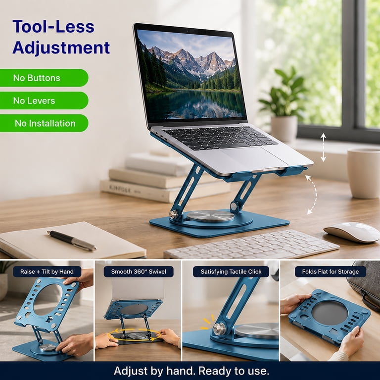 Uncaged Ergonomics Adjustable Laptop Stand photo 4
