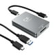 thumbnail image 2 of Lector de tarjetas CFexpress tipo A USB 3.2 de 10 Gbps con cable USB C a USB C/USB A, 2 of 8