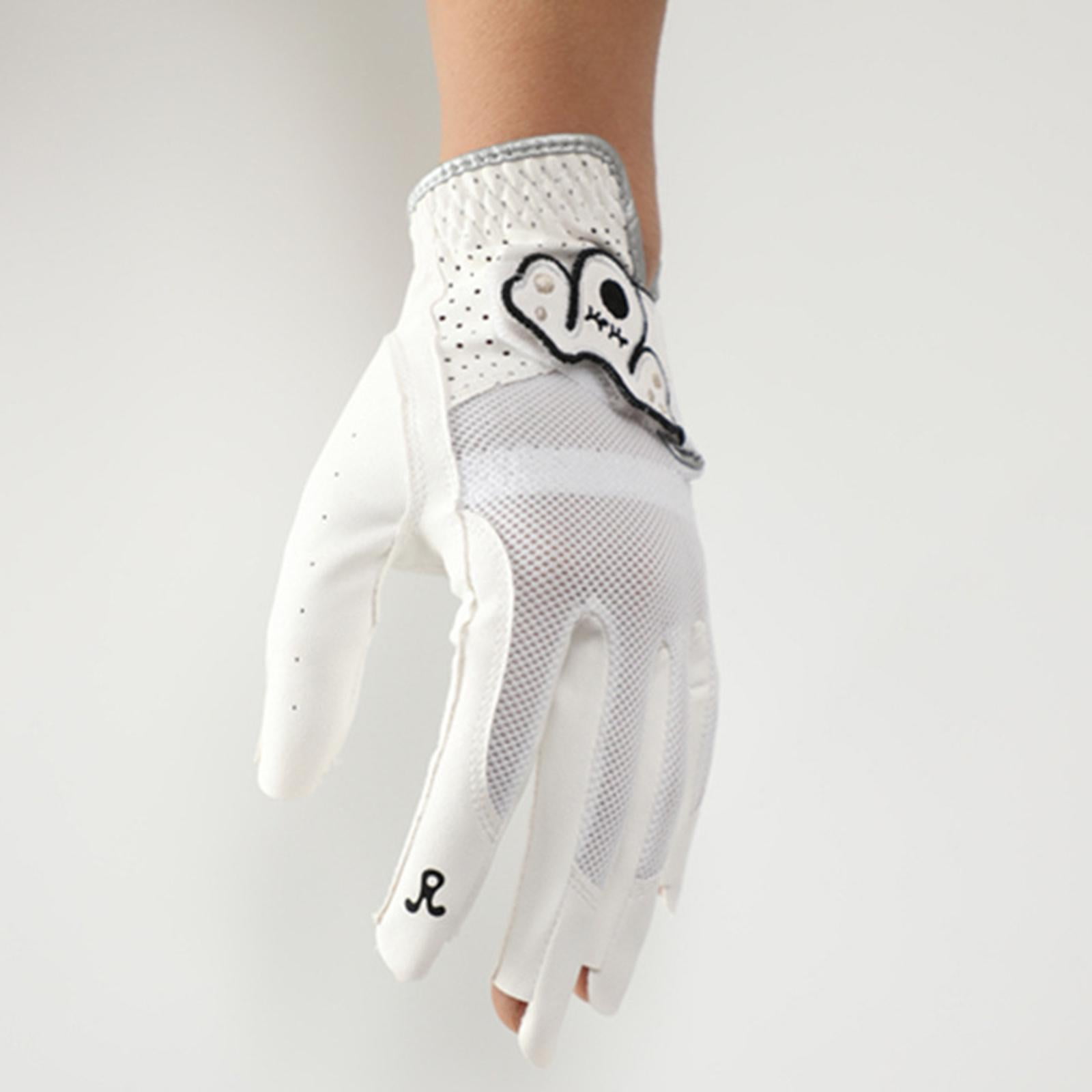 harayaa 2x Golf Glove Men Women Left Hand Soft Micro Fiber Comfortable