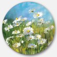 thumbnail image 1 of Designart 'Summer Field II' Traditional Metal Circle Wall Art - Disc of 36, 1 of 5