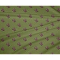 thumbnail image 4 of oneOone Polyester Lycra Fabric Leaves & Floral Block Print Fabric By The Yard 56 Inch Wide, 4 of 4
