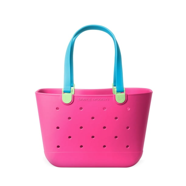 Bolsa de playa Simple Modern Getaway 80's Mix de goma impermeable