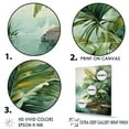 thumbnail image 3 of Designart "Tranquil Palms By The Beachside I" Palms & Palm Trees Floater Framed Canvas Prints, 3 of 5