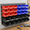 Red + Black + Blue, variant on Wall Mounted Storage Bins 30PCS, Garage Storage Bin Organizer with Peg Board, Small Parts Organizer for Screws, Nuts & Bolts, Plastic Tool Bins for Workshop Garage Organization (Red Blue Black)