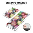 thumbnail image 2 of Yiaed Easter Eggs Kitchen Rugs Sets of 2 Kitchen Mats Cushioned Anti Fatigue Kitchen Rug Tapetes Para Cocina for Sink,Laundry Room, 2 of 6