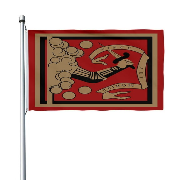 Aihccy Bedford Minutemen 1775 Flag with Brass Grommets Size - 3x5Ft