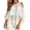 White, variant on JIAYUE Women's T Shirt Crew Neck Off-shoulder Layered Ruffle Chiffon Tees Flowy Short Sleeve Sheer Casual Tops Spring Summer Loose Fit Shirts For Party Daily Vacation