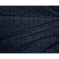 thumbnail image 4 of oneOone Tissu Polyester Lycra Rayé & Tourbillon Tissu Imprimé Ikat 1 Yard 56 Pouces de Large, 4 of 4