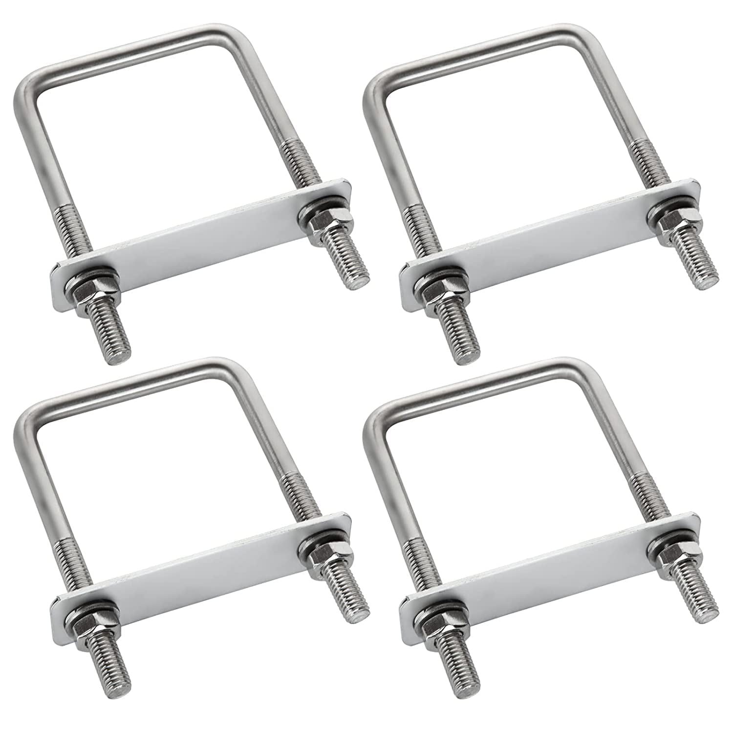UBolt Square U Bolt UBolt Clamps Pack of 4 UBolt Clamp Roof Box