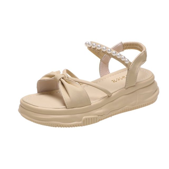 Sandalias para mujer, sandalias de plataforma de playa transpirables para exteriores a la moda para mujer, zapatos Kawaii antideslizantes a la moda que combinan con todo, novedad Summer39 Gao Jinjia LED