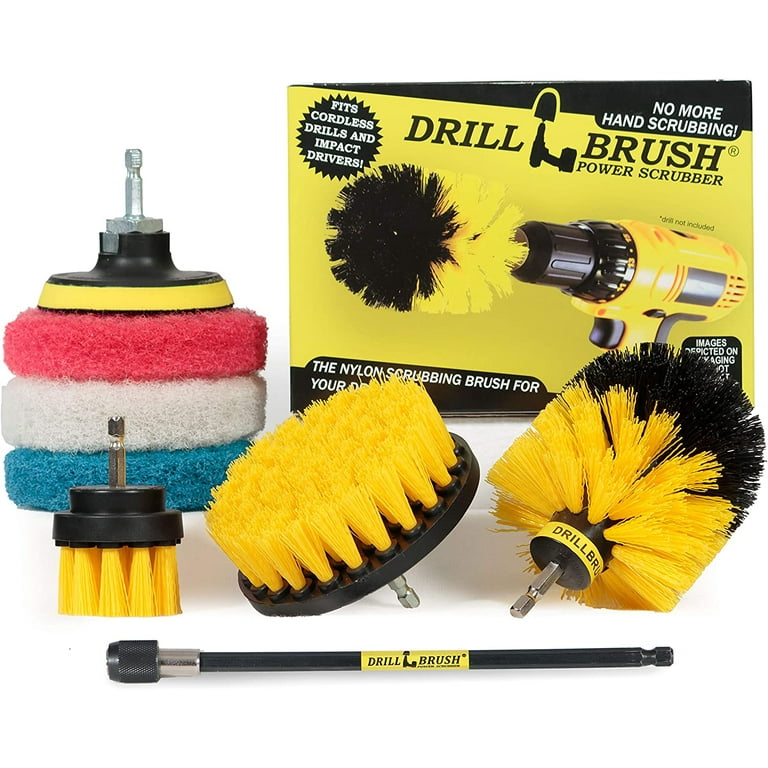 Drillbrush Power Scrubber Brush Set - Drill Brush Attachment