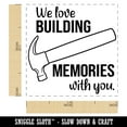 thumbnail image 2 of We Love Building Memories with You Hammer Father's Day Self-Inking Rubber Stamp Ink Stamper - Purple Ink - Small 1 Inch, 2 of 7