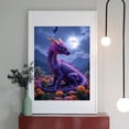 thumbnail image 2 of Diamond Art Kit for Adults, Purple Dragon Moonlit Garden Diamond Painting for Adults Beginners, DIY Diamond Art Painting Kits, 5D Diamond Painting Crafts for Home Decor 12x16 Frameless, 2 of 7