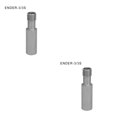 thumbnail image 2 of sweethay Impresora 3D Boquilla Garganta Acero inoxidable Impresora 3D Extrusora Ender Accesorio, Ender-3/3S uno 2piezas, 2 of 6