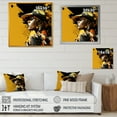 thumbnail image 4 of Designart "African American Woman in Yellow and Black Heritage" People Framed Wall Art - International Yellow African American Art Hallway Framed Wall Art Decor, 4 of 6
