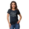 thumbnail image 1 of Inkdotpot Personalized Womens Tshirt Top Future Mrs WeddingAnnouncement Shirt-MD, 1 of 8