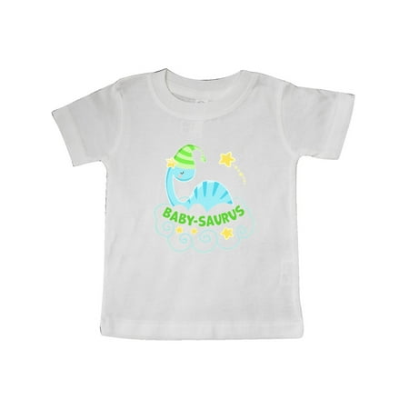 

Inktastic Baby-Saurus with Cute Blue Dinosaur on a Cloud Gift Baby Boy or Baby Girl T-Shirt