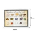 thumbnail image 6 of PFDDRW 15 pieces of crystal raw stones in plastic boxes, natural minerals, science popularization learning gifts(Multi-color), 6 of 6