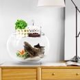 thumbnail image 4 of CNKOO Ultra Quiet Fish Tank Filter Small Waterfall Circulating Purify Water Mute Water Circulation Purifier Aquarium Box Filter Water Pump for Betta  Turtle  Pond Fish  Garden (Transparen, 4 of 8