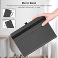 thumbnail image 4 of Fintie Universal Stand Cover for 9" 10" 10.1" - [Hands Free] Multi-Angle Viewing Case with Pocket for 9-10.9 inch TCL, ECOPAD, COOPERS CP10, FEONAL K118, TECLAST Tablet, Denim Gray, 4 of 7